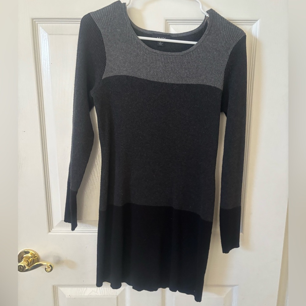 Women’s Ribbed Sweater Dress